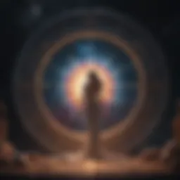 Mystical Cosmos Symbolizing Rising Sign Horoscope