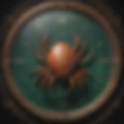 Astrological chart depicting Scorpio traits