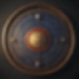 Astrological chart featuring zodiac signs and planetary positions