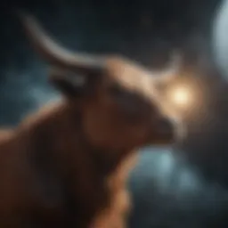 Mystical Taurus Constellation in Cosmic Alignment