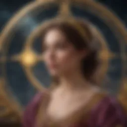 Celestial harmony represented by Taurus and Libra symbols