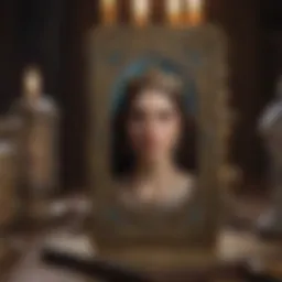 Intricate symbolism of tarot cards