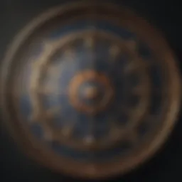 Astrological Chart with Zodiac Symbols