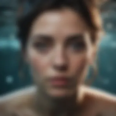 Exploring Emotional Depth in Pisces A tranquil underwater scene representing the emotional depth of Pisces.