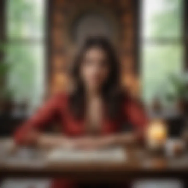 A serene consultation space for astrology readings