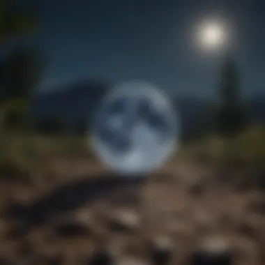 The Full Moon: A Source of Energy Full moon illuminating a serene landscape