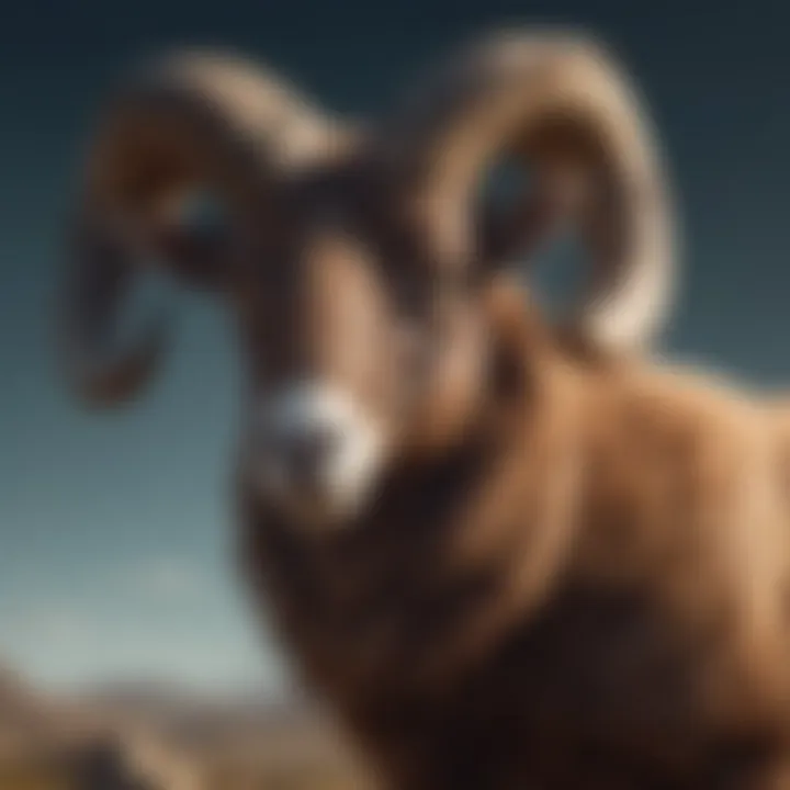 Symbolism of the Aries zodiac sign with a ram illustration