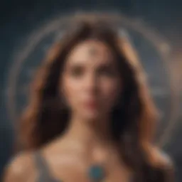 Astrological chart showing Capricorn rising