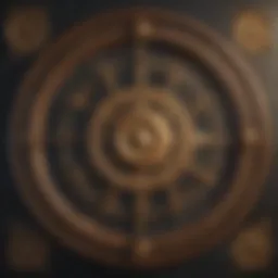 Astrological House Chart with Zodiac Signs