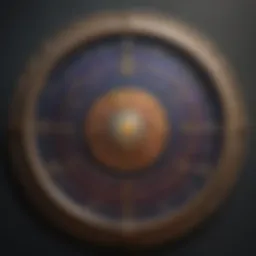 Detailed astrological chart highlighting key components