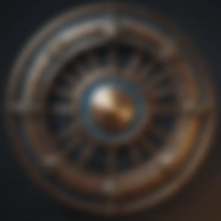 Zodiac Wheel with Planetary Symbols
