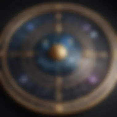 Celestial Horoscope Chart Illustration Celestial Horoscope Chart