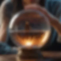 Mystic Crystal Ball Revealing Secrets